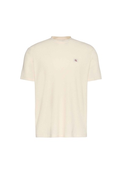 Calvin Klein Erkek T Shirt Lv04rd008g F7j Krem Krem