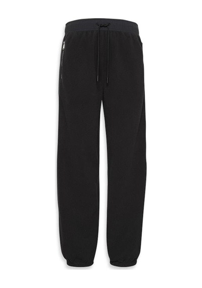 Mıxed Medıa Polar Fleece Jogger-11921 Siyah