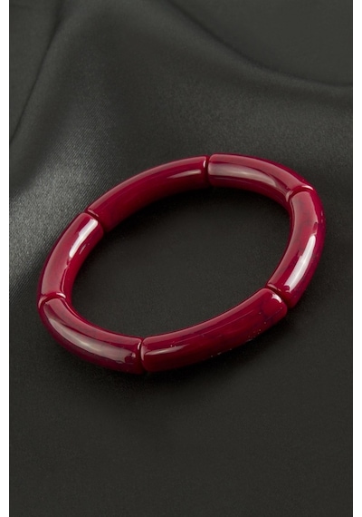Zr Model Silindir Plastik Bileklik Çok Renkli 12785855