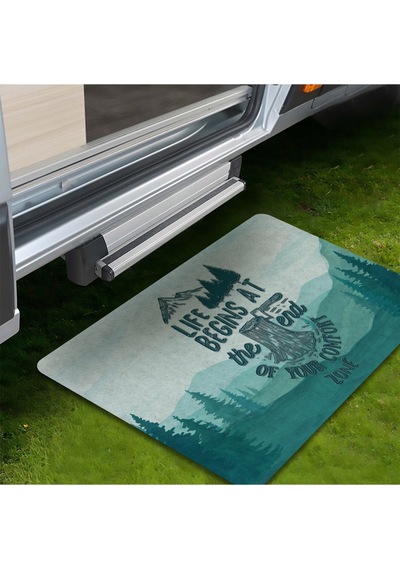 Evaşk Kamp Paspası Karavan Çadır Bahçe Paspası Cm017