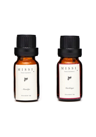 MİSSİ 2li Manolya & Gardenya BUHURDANLIK ESANSI/YAĞI