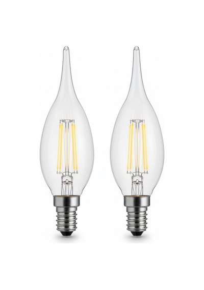 Kes498 Led Flamanlı Buji Ampul 4w 2700k E14 2 Li Paket