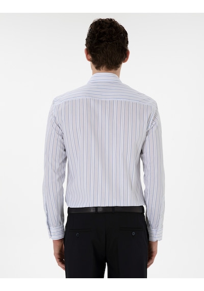Pierre Cardin Erkek Mavi Gömlek Desenli 50304538-vr036 Mavi