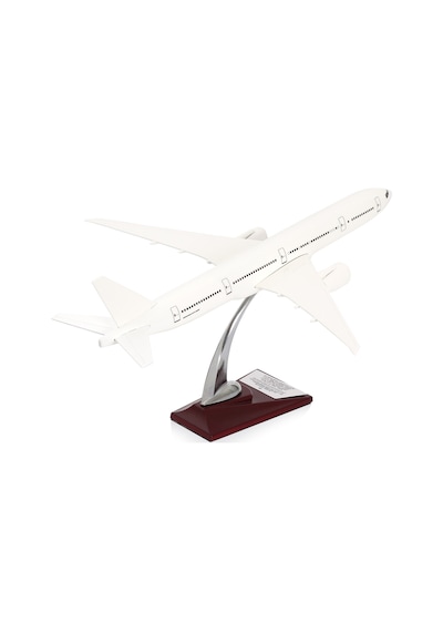 Zekupp Boeing 777 - 300 Model Uçak Beyaz Renkli Uçak Maketi