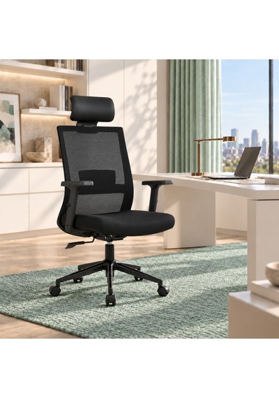 Vera Flex Multi Fonksiyon Çalışma Koltuğu - Siyah 63x117-127x67 Cm