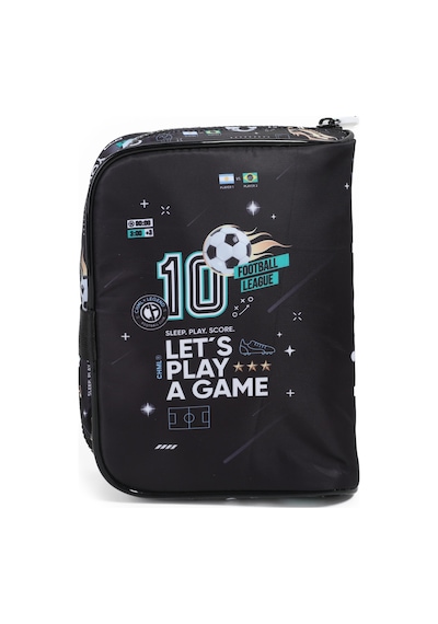 Chımola Chml Gamer Futbol Kalem Çantası Siyah E