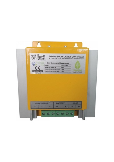 I-1000W 48V Rüzgar Türbini + Hibrit Şarj Kontrol Cihazı