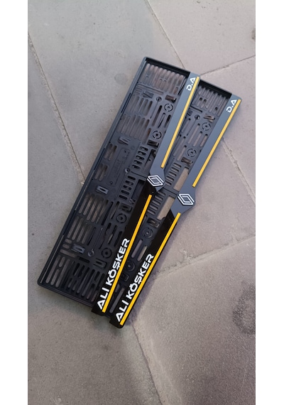 Pleksi Plakalık Renault Plakalık Renault Uyumlu Kişiye Özel Araç Plakalığı Reno Plakalık