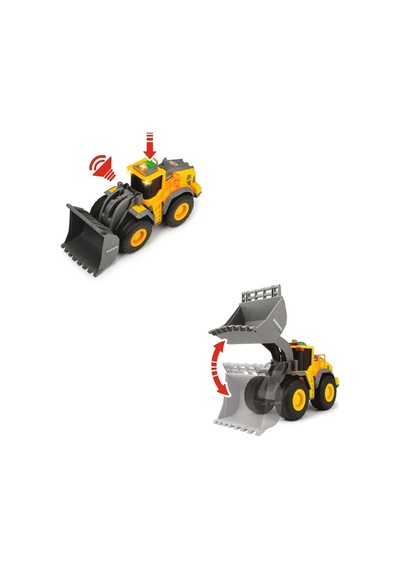 203723003 Dickie Toys.Volvo  Işıklı ve Sesli Yükleyici Kepçe