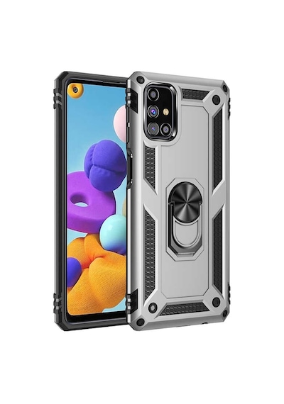 Samsung Galaxy Uyumlu M31S Kilif Zirhli Standli Miknatisli Tank Kapak 463776643