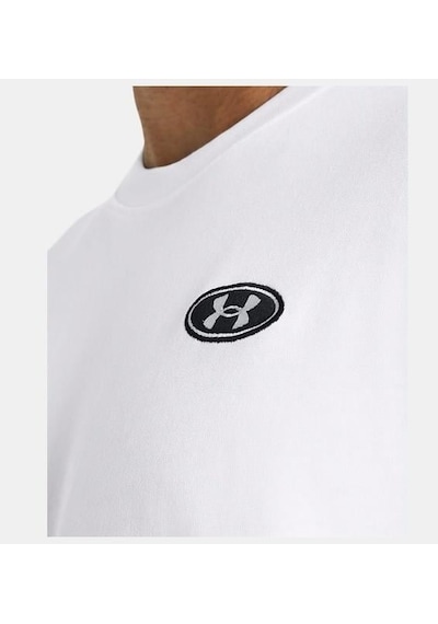 Under Armour Ua Hw Lc Patch Ss Erkek T-shirt-29638 Beyaz