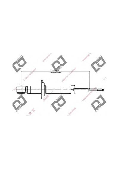AMORTISOR ARKA TAKIM OUTLANDER 2.0 4G63 - 4G69 02-06 DS1154GT  DJ