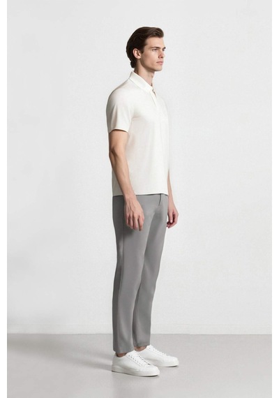 DeFactoFit Slim Fit Dar Kesim Standart Paça Esnek Multifonksiyonel Dokuma Sporcu Pantolon D9247AX25SPGR454