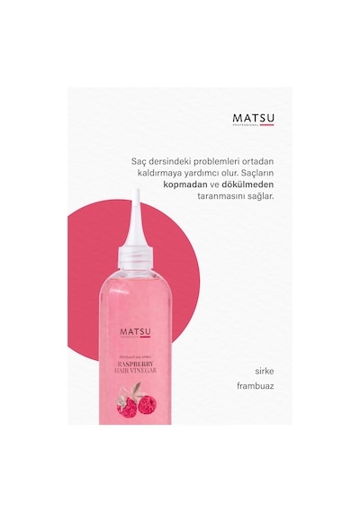 Matsu Frambuazlı Sirke & Saç Toniği 400 ML