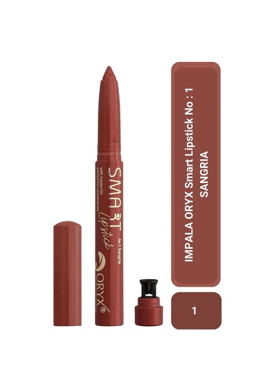 Ruj - Oryx Smart Lipstick No : 1 Sangrıa/koyu Kırmızı Çok Renkli