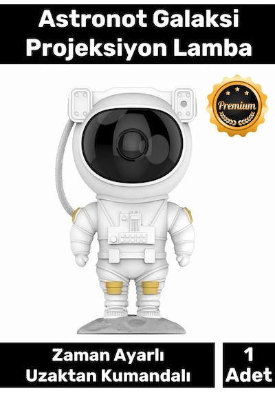 Özel Üretim Zamanlayıcı Uzaktan Kumandalı Pilli Yıldız Samanyolu Astronot Galaksi Projeksiyon Lamba