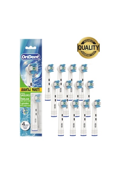 Whitening Pro Oral-b Uyumlu 12 Adet Yedek Başlık - Beyazlatma Teknolojisi & Premium Quality