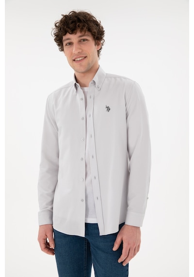 U.s. Polo Assn. Erkek Açık Gri Gömlek Basic 50306338-vr001 Acık Grı Açık Gri U.s. Polo Assn. Erkek Açık Gri Gömlek Basic 50306338-vr001 Acık Grı Açık Gri