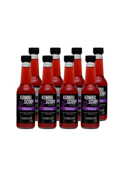 Kombu Scoby Kombucha Hibiskus Yeni Nesil İçecek 8 x 250 ML