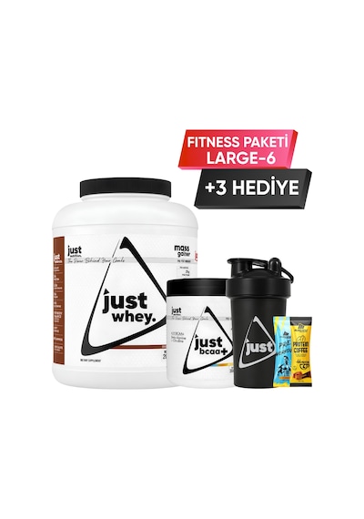 Just Nutrition Fitness Paketi - Large 6 + 3 Hediye Protein Tozu + Bcaa Karışık