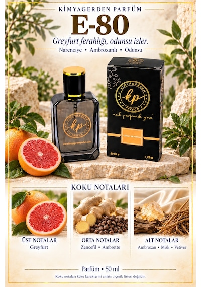 KP E-80 Erkek Parfüm EDP 50 ML