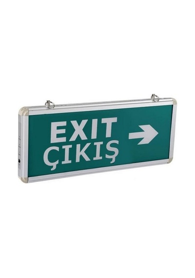 Cata Ct-9166 Exıt Çıkış Armatürü Ledli 4 Saat Akülü Yönlendirme Armatürü