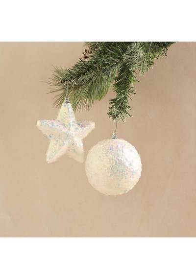 Karaca Home New Year Sparkle 2'lü Ağaç Süsü Diğer