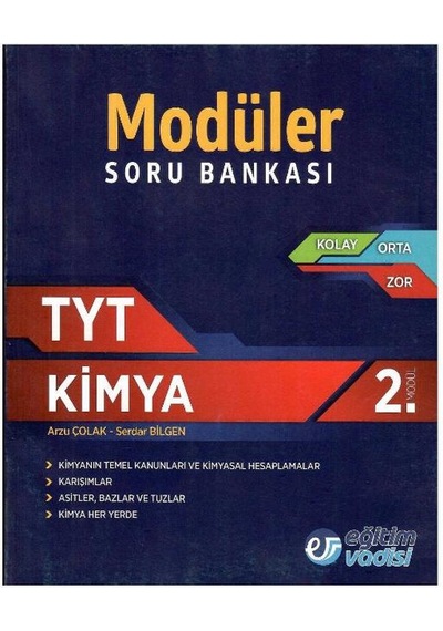 Eğitim Vadisi - Modüler Soru Bankası Tyt Kimya - Arzu Çolak - Serdar Bilgen