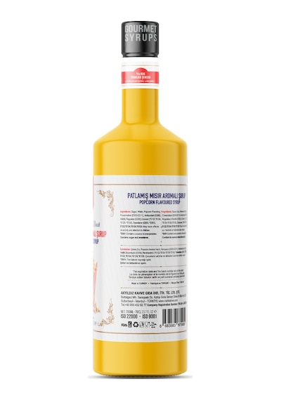Nish Popcorn Patlamış Mısır Aromalı Şurup 700 Ml - Pet Şişe