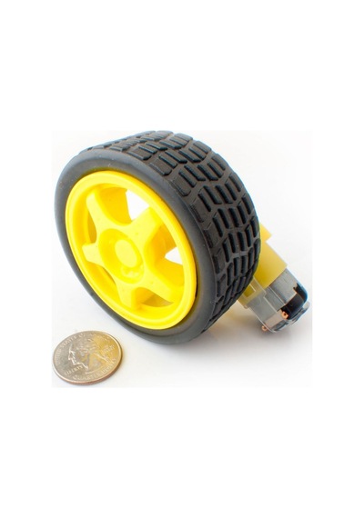 Motor Ve Tekerlek Seti 6v 250rpm
