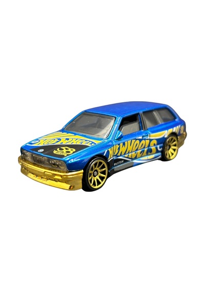 Hot Wheels Bmw M3 Wagon - 58. Yıl Dönümü Serisi Blue & Gold Mix 2 Metalflake Mavi-altın 1/64 Dieca Çok Renkli