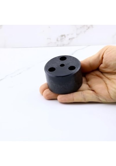 4 Adet Kapsül 3.7 Cm Siyah Mobilya Ayak Yükseltici Baza Ayağı Koltuk Kanepe Altı Puf Ayakları Diğer