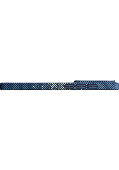 Galaxy Uyumlu S26 Ultra Kılıf M-safeli Aramid Fiber Pitaka Tactile Woven Edge Serisi Milky Way Galaxy Uyumlu Mavi Mavi