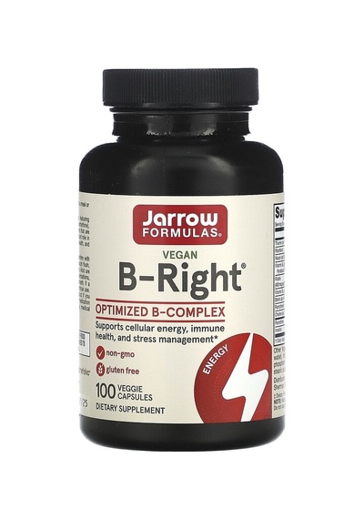 Jarrow Formulas, B-right, 100 Veggie Capsules