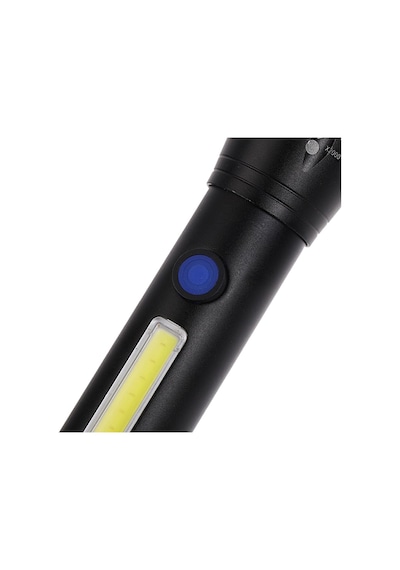 Powermaster Pm-14621 Metal Flashlight Cob Power Ledli Şarjlı El F