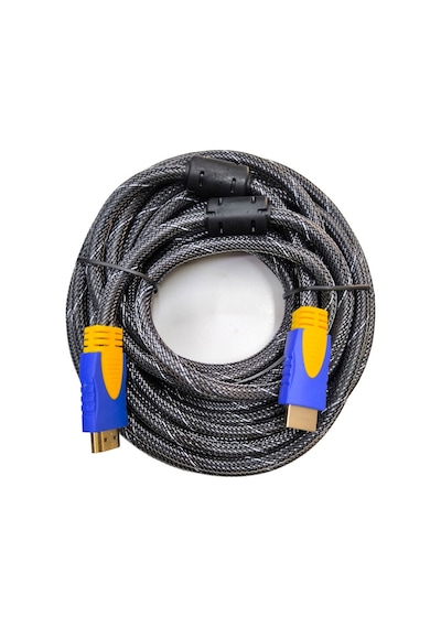 Hdmı Erkek Erkek Örgülü Kablo Hdmi 1080p V1.4 Örgülü Kablo 7m