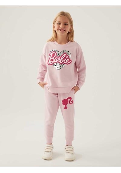 Barbie Kız Eşofman Takımı 9-14 Yaş Toz Pembe 25214764g24s1 Toz Pembe