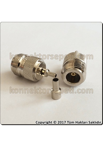 N Dişi Kablo Konnektörü RG316 RG174 RG188 LMR100 50Ω