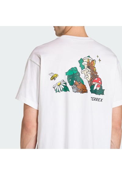 Adidas Terrex Natura Logo Erkek Tişört C-adıkb9612e50a00 Beyaz