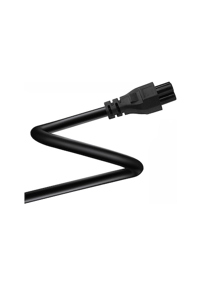 Samsung Uyumlu Notebook Adaptör Güç Kablosu 1.2 Mt Yonca Power Kablo Laptop Bilgisayar Kablosu Siyah