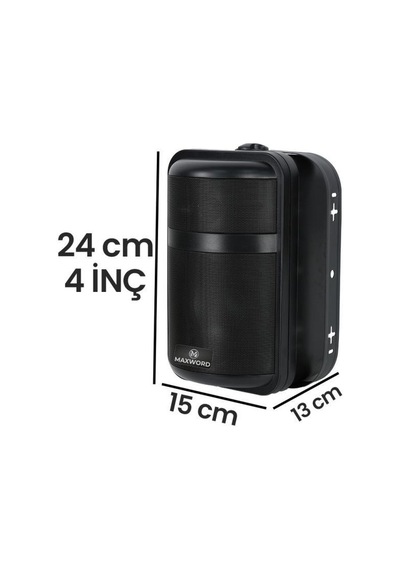 Maxword Mds-104tb Yüksek Kaliteli 160w 4 İnç 16 Ohm/100v İki Yollu Duvar Tipi Sütun Hoparlör