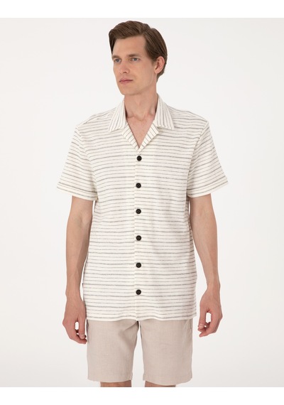 Pierre Cardin Erkek Bej Gömlek Örme 50303892-vr011 Bej