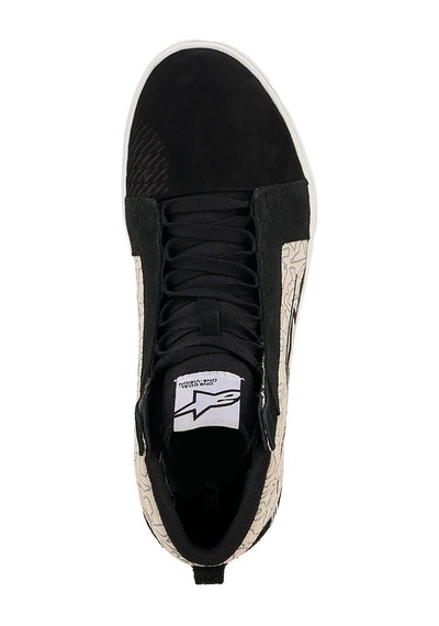 Alpinestars Alpinestas Ride-63 Canvas Korumalı Motosiklet Botu Siyah Gri Beyaz Çok Renkli