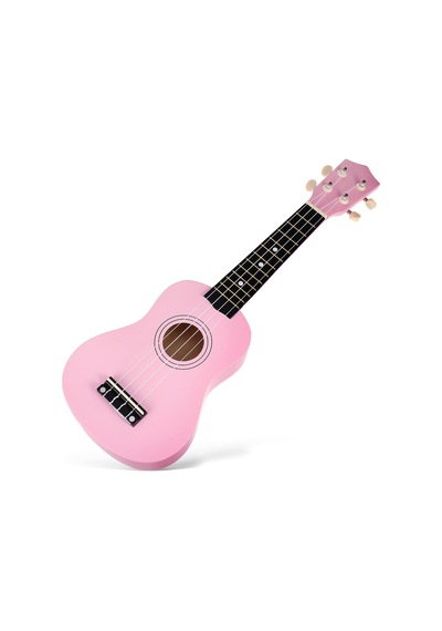 54 Cm Soprano Pembe Ukulele Kılıf Pena Askı Sticker