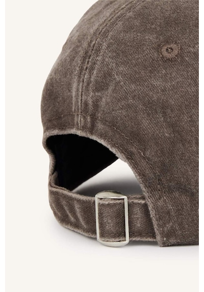 Defacto Kadın Yıkamalı Jean Cap Kahverengi Şapka H6749ax26wnbn66 Kahve-bn66