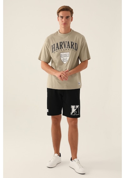Harvard Veritas Açık Haki Erkek T-shirt 5274-42859 Açık Haki