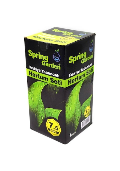 Spring Garden Fıskiye Tabancalı Spiralli Hortum Seti 7.5 Mt.