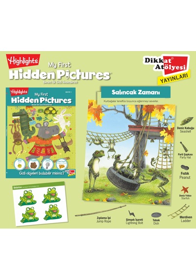 My First Hidden Pictures (ilk Gizli Resimlerim) 4’lü Set