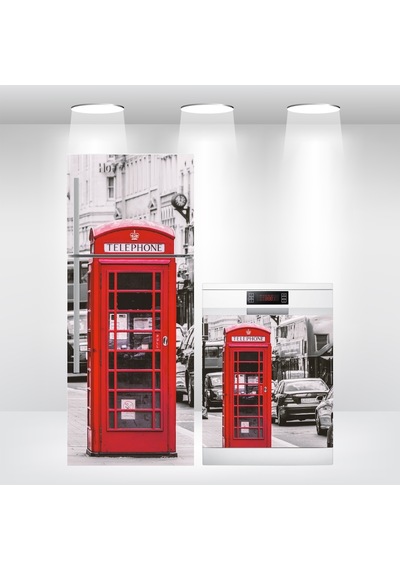 Buzdolabı Ve Bulaşık Makinesi Kapak Sticker Telefon Kulübe