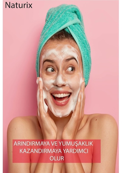 Naturix Çilek Peeling Etkili Cilt Arındırıcı Çilek Süngerli Sabun 150 G